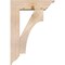 Ekena Millwork Westlake Traditional Smooth Bracket w/ Offset Brace, Douglas Fir, 7 1/2"W x 26"D x 38"H BKT0806X26X38WTL01SDF - alternate 2